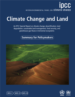 Report on Climate Change and Land