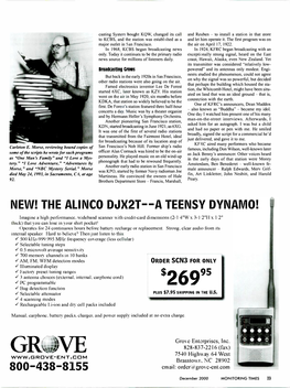 THE ALINCO DJX2T--A TEENSY DYNAMO! Imagine a High Performance