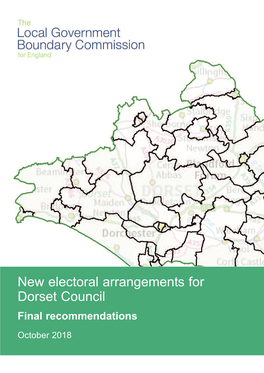 New Electoral Arrangements for Dorset Council
