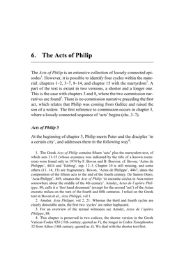 6. the Acts of Philip