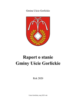 Raport O Stanie Gminy Uście Gorlickie