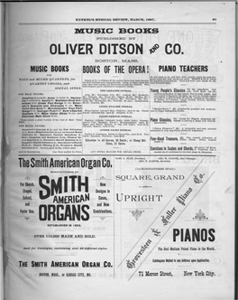 PIANOS Send for Catalogue, Containing Ove'l' 40 Dijfer.Ent Styles