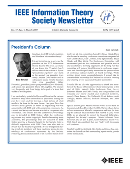 President's Column