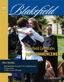 160Th COMMENCEMENT Blakefield Celebrates