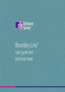 Boundary-Line User Guide V4.1 – 10/2005 © Crown Copyright Page 5