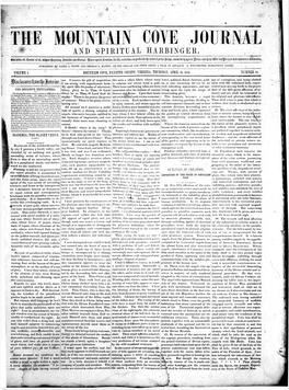 Mountain Cove Journal V1 N24 April 21 1853