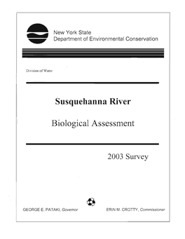 Susquehanna River, 2003 (PDF)
