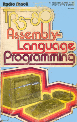 TRS-80 Assembly-Language Programming