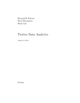 Twitter Data Analytics