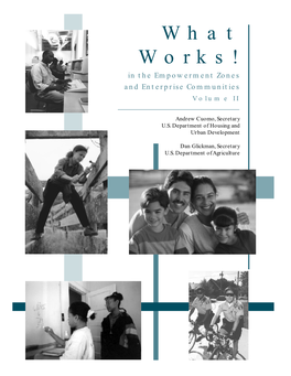 What Works! in the Empowerment Zones and Enterprise Communities Volume II