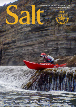 The Magazine of the Nsw Sea Kayak Club Issue 106 | November 2017