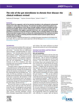 The Role of the Gut Microbiome in Chronic Liver Disease: the Clinical Evidence Revised