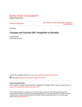 Peoplesoft Vs Workday