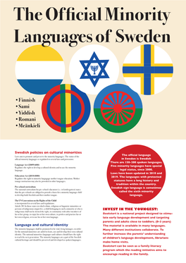 The Official Minority Languages of Sweden