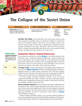 The Collapse of the Soviet Union