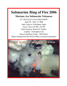 Submarine Ring of Fire, 2006