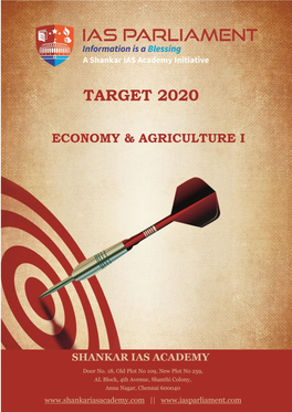 Target 2020 Economy Agricult