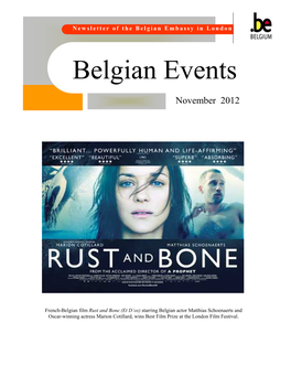 Belgian Events