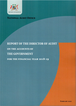 Report of the Director of Audit