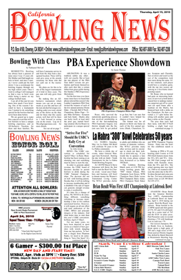 PBA Experience Showdown