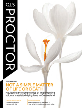 October 2019 | Vol.39 No.9 | Voluntary Assisted Dying