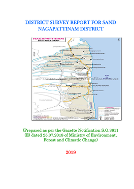 District Survey Report for Sand Nagapattinam District