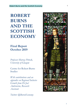 Robert Burns and the Scottish Economy 1