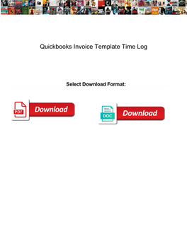 Quickbooks Invoice Template Time Log