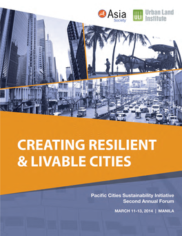 Creating Resilient and Livable Cities