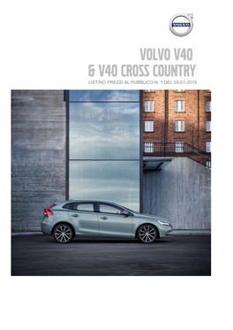 VOLVO V40 & V40 Cross Country