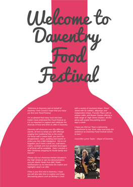 Daventry Food Festival Brochure