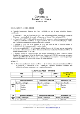 Resolução Nº 29/2006 – Cib/Ce