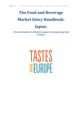 Japan – Market Entry Handbook