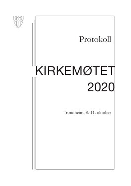 Protokoll Fra Kirkemøtet 2020