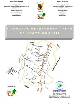 Communal Development Plan of Konye Council