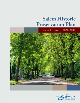 Salem Historic Preservation Plan Update 2020-2030