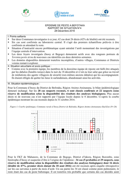 SITREP Peste Befotaka N°4 281216