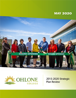 Ohlone College 2015-2020 Strategic Plan Review