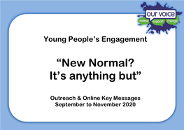 Young People's Engagement
