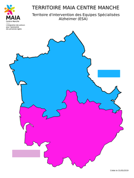 TERRITOIRE MAIA CENTRE MANCHE Territoire D'intervention Des Equipes Spécialisées Alzheimer (ESA)