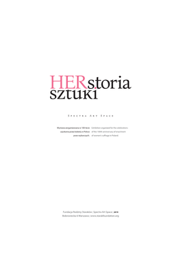 Herstoria Sztuki” 2017 Agnieszka Polska (Ur
