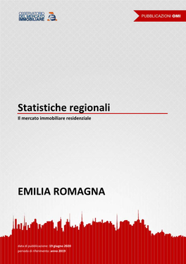 Statistiche Regionali Emilia Romagna 2020