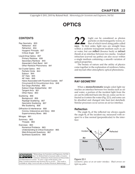 MSE3 Ch22 Atmospheric Optics