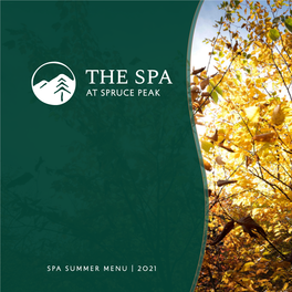 Spa Brochure