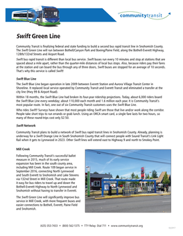 Swift Green Line