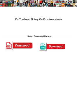 Do You Need Notary on Promissory Note Kext