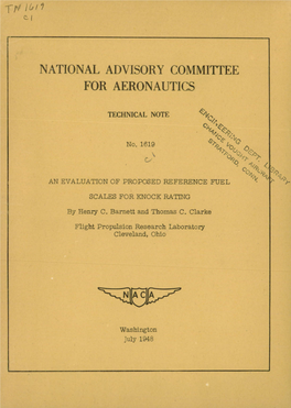 National Advisory Committee for Aeronautics