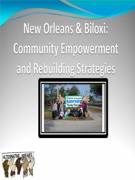 New Orleans & Biloxi Community Empowerment & Rebuilding