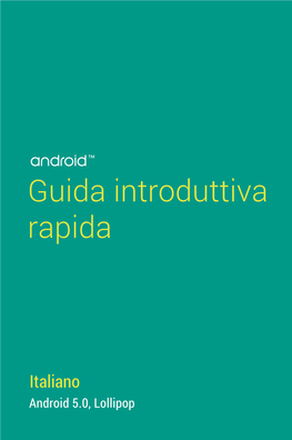 Guida Introduttiva Rapida Per Android