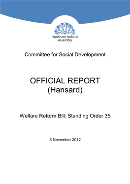 OFFICIAL REPORT (Hansard)